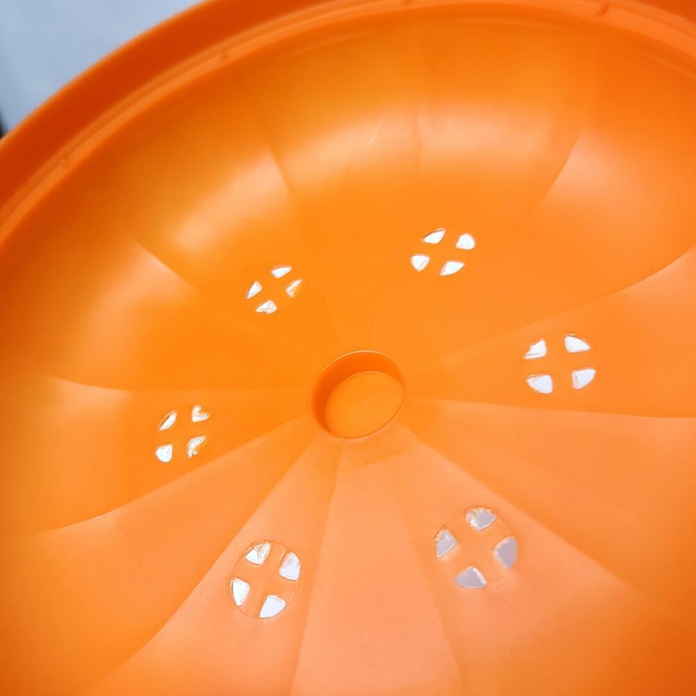 Vintage 1986 McDonald's McBoo Halloween Pumpkin Pail Bucket w/ Lid​ - Picture 5 of 13